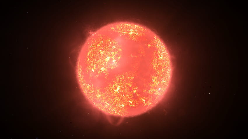 Imagem estrela anã vermelha